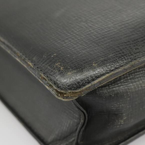 Burberry Business Bag Leather Black Gold - Picture 9 of 16